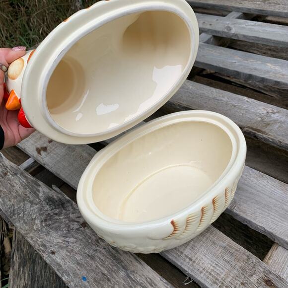 Vintage B&D Japan chicken cookie jar & planter - Picture 11 of 15